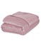 Lightweight Velvet Blanket, 350GSM, Double Size 260 x 240 cm, Extra Soft All Season Fleece Blanket, Bed And Sofa Blanket, Purple Pink