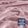 Lightweight Velvet Blanket, 350GSM, Twin Size 230 x 170 cm, Extra Soft All Season Fleece Blanket, Bed And Sofa Blanket, Purple Pink