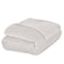 Lightweight Velvet Blanket, 350GSM, Double Size 260 x 240 cm, Extra Soft All Season Fleece Blanket, Bed And Sofa Blanket, Silver Grey