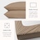 4Piece Microfiber Bedspread Set, Fits 200 x 200 cm Double Size Bed, King Size Compressed Comforter Set,Brown