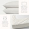 4Piece Microfiber Bedspread Set, Fits 200 x 200 cm Double Size Bed, King Size Compressed Comforter Set,Ivory