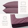 4Piece Microfiber Bedspread Set, Fits 200 x 200 cm Double Size Bed, King Size Compressed Comforter Set,Lilac