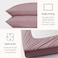 3Piece Microfiber Bedspread Set, Fits 160 x 200 cm Queen Size Bed, Queen Size Compressed Comforter Set,Purple Grey