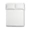 Queen Microfiber Sheet Set, Queen Size 3 Pieces, Hotel Stripes Design, Ivory
