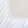 Queen Microfiber Sheet Set, Queen Size 3 Pieces, Hotel Stripes Design, White