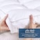 لباد مرتبة قطنية، تناسب سرير مزدوج بحجم 200 × 200 سم، بسمك 8 سم، مع جيب عميق، حجم كينغ.