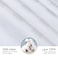 Cotton Hotel Comforter Sets, Fits 200 cm x 200 cm Size Bed, 9 Pcs King Size, With Removable Filling, 100% Cotton, 240 Thread Count, Hotel Stripe Pattern, White