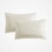 Microfiber Hotel Duvet Cover Sets, Fits 200 cm x 200 cm Size Bed,  6 Pcs King Size, Hotel Stripe Pattern, Cream