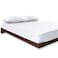 Cotton Fitted Sheet Set, 100% Cotton, 200 TC, 3 Pieces Queen Size with 35 cm Deep Pocket, White