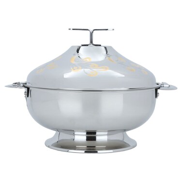 علبة خزامى من الفضة والذهب مع قاعدة