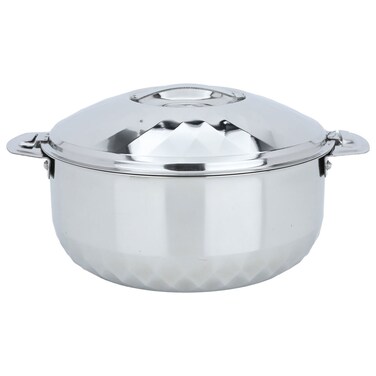 عبوة فولاذية فضية مضلعة 5000 مل