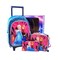 Disney Frozen 3 in 1 School Set, 16 Inch Trolley Bag with Lunch Bag and Pencil Case