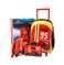 Disney PIXAR Cars 3 in 1 School Set, 16 Inch Trolley Bag with Lunch Bag and Pencil Case