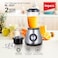 Impex 2-In-1 Blender &amp; Grinder With Glass Jars And Stainless Steel Blades, 600W, 5 Speeds, Pulse Control