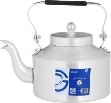 سيف غاليري غلاية ألومنيوم، 1.5 لتر، مقاس 12 - فضي