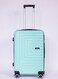 حقيبة سفر Pilgrimage بمقبض ناعم وصلب وقفل عالمي وعجلات دوارة 360 درجة - حجم متوسط 24 إنش - أخضر
