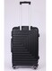 حقيبة سفر Pilgrimage بمقبض ناعم وصلب وقفل TSA وعجلات دوارة 360 درجة - حجم متوسط 24 إنش - أسود
