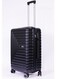 حقيبة سفر Pilgrimage بمقبض ناعم وصلب وقفل TSA وعجلات دوارة 360 درجة - حجم متوسط 24 إنش - أسود
