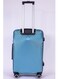 Cruise Carryon Luggage  Hardside Soft Handle Trolley with USB Port  TSA Lock Double 360 4 Wheeler Cabin20 Inch Turquoise
