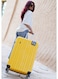 Viator Check-in Luggage   Hardside Trolley   28 Yellow