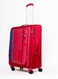 Airway Pro Expandable Soft Body Luggage with Smooth Dual Wheels Luggage Trolley, Polyester Material, TSA Lock, Medium-24Inch, Red