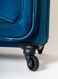 Set of 3 Luggage   Spotlight 4W Str (E)   Polyester Soft Sided 360&deg; 4 Wheels Spinner Trolleys- Cabin-20 Inch  Medium-24Inch  Large- 28 Inch  Blue