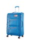 SET OF 2 VANGUARD PLUS 8W EXP TROLLEY BAGS 20/28inch BRIGHT BLUE