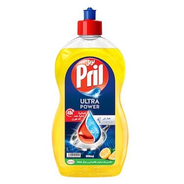 Pril Ultra Power - Dishwashing Liquid Lemon, Cold Active 500ml