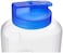 زجاجة ماء داخلية للحيوانات الاليفة من لوك اند لوك، سعة 2.6 لتر، شفاف/ازرق، البولي بروبلين