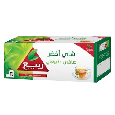 Rabea Natural Green Tea Bags Pack of 25