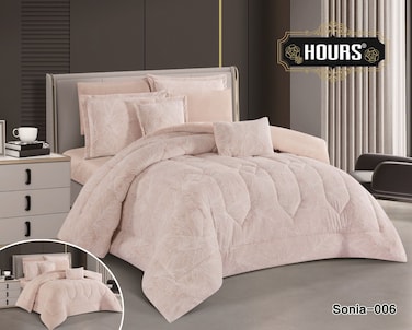 Two-person comforter quilt - 8 pieces