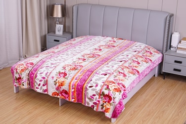 ستارجولد بطانية طبقة واحدة جودة كوريا بطانية فاخرة غائمة فائقة النعومة 100% بوليستر مناسبة للشتاء وموسم الأمطار 220×240 سم وجهين لونين