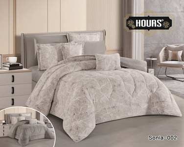 Two-person comforter quilt - 8 pieces