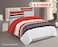 STARGOLD Microfiber Solid 6 Pieces Comforter Set Fitted Sheet, Pillow Sham, Pillow Case Comforter 240X220 CM King Size Mattress