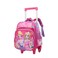 STARGOLD Baby Backpack 3Pcs For Baby Girls 1 lunch 1 Pencil Box And 1 Bag With Adjustable Strap For School 2 Wheels 12 Inch