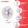STARGOLD Rechargeable Oscillating Fan 5 Speed With LED Light Fan 16 inch 25W
