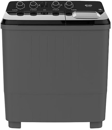 GSTT10XTB General Supreme Twin Tub Semi Automatic Washing Machine 10K,Dark Grey/Black, GSTT10XTB