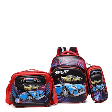 STARGOLD Baby Backpack 3Pcs For Baby Boys 1 lunch 1 Pencil Box And 1 Bag For School 12 Inch