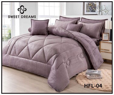لحاف  شتوي مفارش نفر ونص - 5 قطع