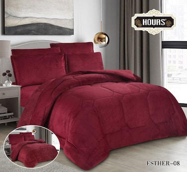 لحاف شتوي مفارش نفرين - 6 قطع