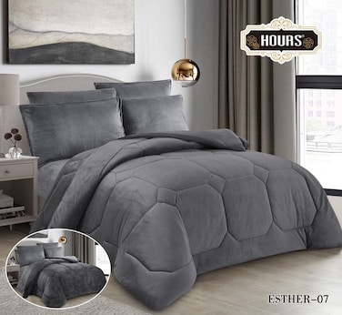 Winter Quilt Double Bedspreads - 6 Pieces