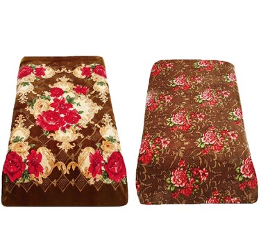 Double-sided winter blanket, single size, 220*160 cm, model SQS-3