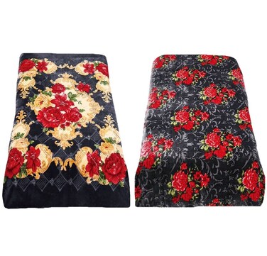 Double-sided winter blanket, single size, 220*160 cm, model SQS-5