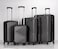 STARGOLD Luggage 4 Pcs Hardside Luggage Set Spinner 4 Wheels Number Lock Luggage Trolley 20/24/28/32 Inches
