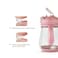 Luqu Straw Cup Tritan 240ml-Pink