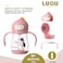 Luqu Straw Cup Tritan 240ml-Pink