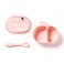 Luqu Feeding Bowl With Spoon-Pink