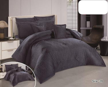 Winter Quilt Coverlet Double Bedspread - 8 Pieces