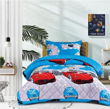 Winter Quilt Children's Drawings 120x200x35 cm