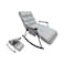 Rocking recliner chair - light gray